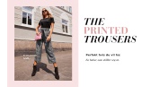 The printed trouser