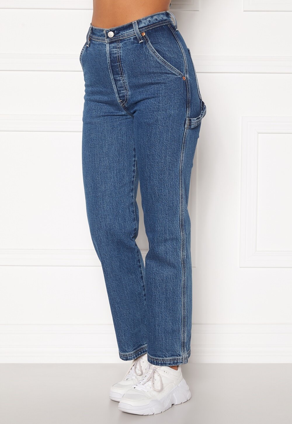 nine to five ribcage utility jeans