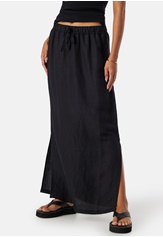 BUBBLEROOM Linen Blend Maxi Skirt