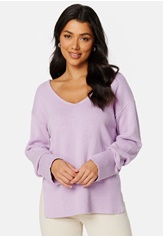 maya-v-neck-slit-sweater-lilac