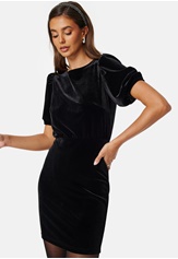 irse-velvet-short-dress-black