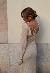 BUBBLEROOM Ayra Fine Knitted Maxi Dress