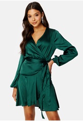 priya-satin-dress-dark-green