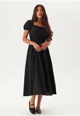 puff-sleeve-cotton-dress