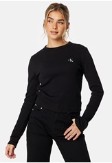 Calvin Klein Jeans Woven Label Rib Long Sleeve
