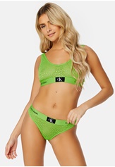 Calvin Klein Unlined Bralette In Fabulous Green – Mish