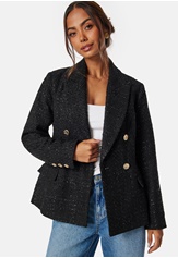 Chiara Forthi Double Breasted Bouclé Blazer