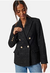 Chiara Forthi Double Breasted Bouclé Blazer