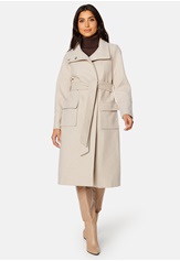 FOREVER NEW Perry Funnel Neck Wrap Coat