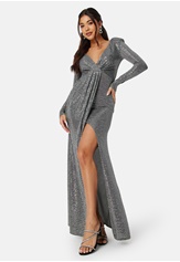 long-sleeve-sequin-maxi-dress-with-split-silver