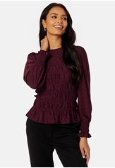 wilima-smock-top-wine-red