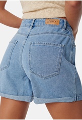 ONLY Onlvega HW Mom Dnm Shorts