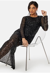 SELECTED FEMME Slfnoel Ls Ankle Sequins dress