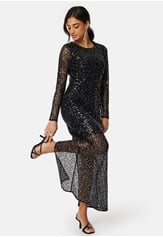 SELECTED FEMME Slfnoel Ls Ankle Sequins dress