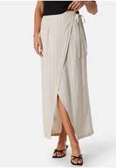 VERO MODA Vmmindy High Waist long wrap linen skirt