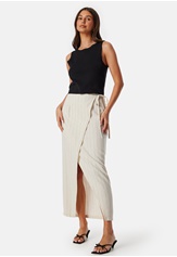 VERO MODA Vmmindy High Waist long wrap linen skirt