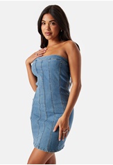 VERO MODA Vmzoie Sl Short Denim Dress