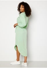 VILA Embrace 3/4 Puff Sleeve Midi Dress