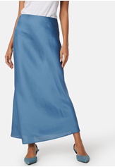 VILA Viellette high waist long skirt