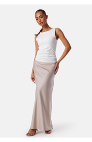 BUBBLEROOM Demi Maxi Satin Skirt