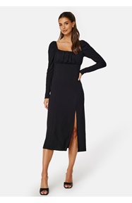 BUBBLEROOM Neija Square Neck Midi Dress 