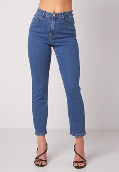BUBBLEROOM Lana high waist jeans Medium blue bubbleroom.no