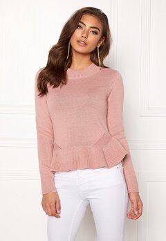 BUBBLEROOM Lova knitted sweater Dusty pink bubbleroom.no