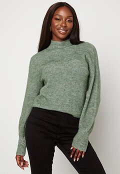 BUBBLEROOM Madina knitted sweater Green bubbleroom.no