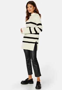BUBBLEROOM Remy striped sweater White / Striped bubbleroom.no