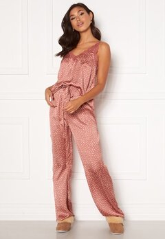 BUBBLEROOM Steph printed pyjama set Dusty pink / Dotted bubbleroom.no