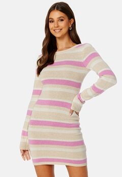 BUBBLEROOM Vianey striped knitted dress Striped / Multi bubbleroom.no