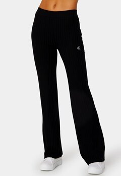 Calvin Klein Jeans Elongated Rib Pants BEH Ck Black
 bubbleroom.no