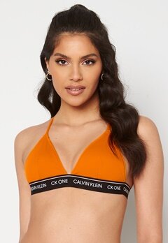 Calvin Klein Triangle Bikini Top SF8 Sunrise Orange bubbleroom.no