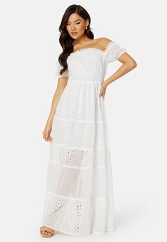 Guess Zena Long Dress G011 Pure White
 bubbleroom.no