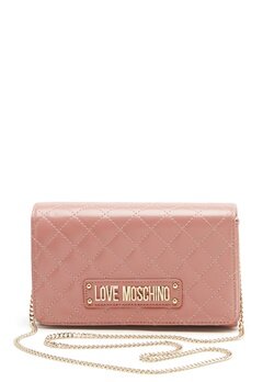 Love Moschino Small Quilted Chain Bag Pink bubbleroom.no