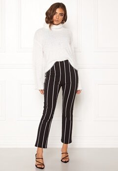 Make Way Joline trousers Black / White / Striped bubbleroom.no