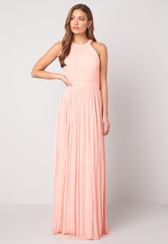 Moments New York Linnea Pleated Gown Light pink bubbleroom.no