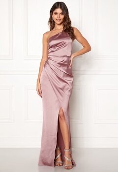 Moments New York Rosemary Satin Gown Lilac bubbleroom.no