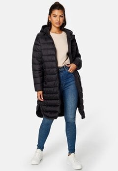 ONLY Melody Quilted Oversized Coat Black
 bubbleroom.no