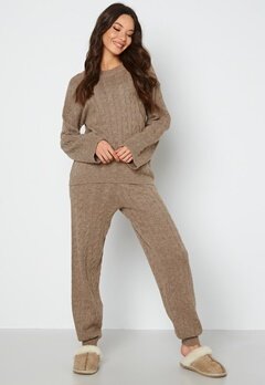 SELECTED FEMME Ansley MW Cable Knit Pant Amphora bubbleroom.no