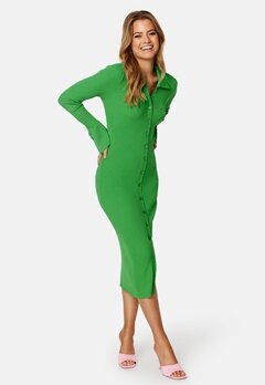 Y.A.S Shirta LS Knit Dress Bright Green
 bubbleroom.no