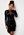 Chiara Forthi Donya Deep V-neck Dress Black bubbleroom.no