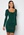 Chiara Forthi Moe puff sleeve dress Emerald green bubbleroom.no