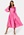 FOREVER NEW Marilyn Satin Wrap Midi Dress Cosmo Pink
 bubbleroom.no