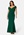 Goddiva Curve Bardot Pleat Maxi Dress Emerald
 bubbleroom.no