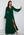 Goddiva Long Sleeve Chiffon Dress Green bubbleroom.no