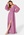 Goddiva Long Sleeve Chiffon Dress Purple Lavender
 bubbleroom.no