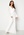 Goddiva Pleated Balloon Sleeve Maxi Dress White White bubbleroom.no