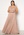 Goddiva Curve Wrap Front Sleeveless Maxi Curve Dress With Split Nude bubbleroom.no