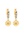 Guess Compass Coin Earrings Gold bubbleroom.no